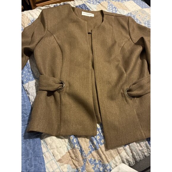 Sag Harbor Brown Women's Blazer - Picture 1 of 3